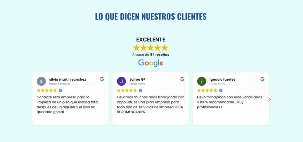 Reseñas de Google Maps: widget, EEAT y SEO Local todo en uno 3 widget reseñas de google desktop - Adela Ruiz