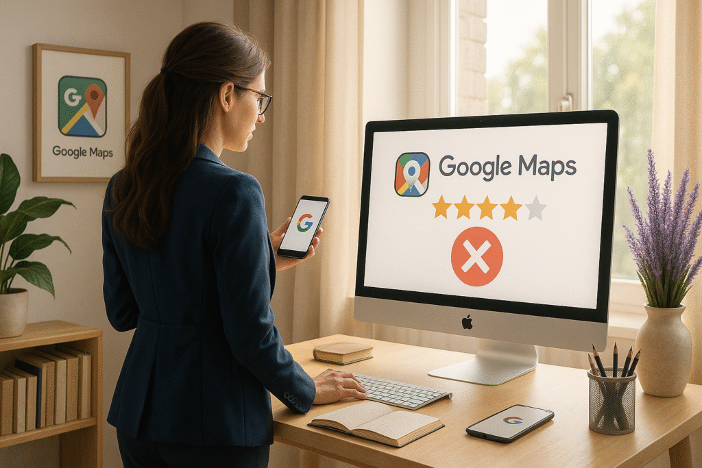 ¿Te han borrado reseñas Google Maps? Recupera tu ficha hoy 6 Reseñas Google Maps y cómo afecta a tu negocio - Adela Ruiz