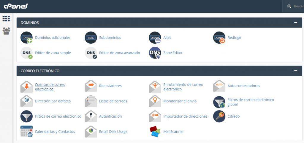 CuentaPROenGMAIL Cpanel