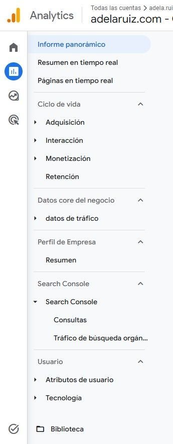 GBP ya habla con Google Analytics 4: qué significa esto para tu SEO local 5 Visualización de los nuevos datos GBP en GA4 - Adela Ruiz