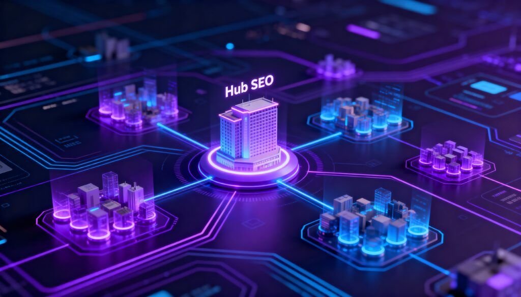 Consultora SEO 9 Hub SEO: qué es, cómo funciona y por qué Google lo prioriza en 2026 - Adela Ruiz